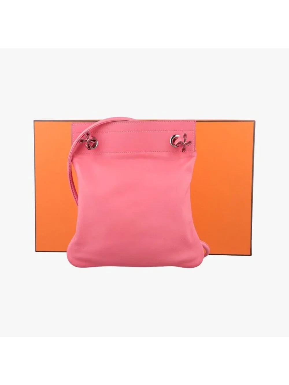 Hermes Sac Aline Mini Pink Leather C AM 006 UH Shoulder